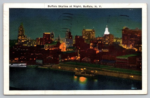 Buffalo new york - york, night
