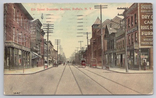 Elk street business - street, section